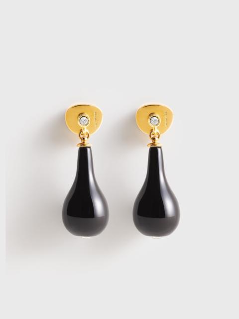 Onyx drops black/gold