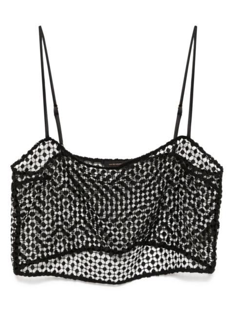 pointelle bandeau top