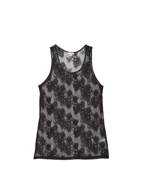 Unisex Bouquet Lace Tank