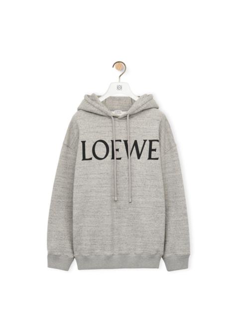 Oversized fit hoodie in cotton