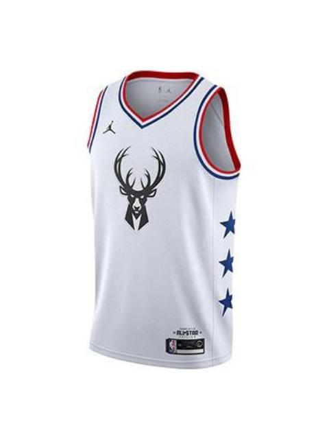 Nike NBA 2019 All-Star Milwaukee Bucks Giannis Antetokounmpo Jersey 'White' AQ7297-100