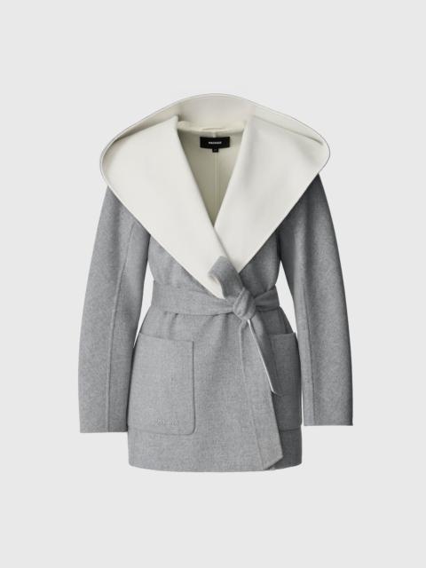 PAYA-Z Wool Wrap Coat With Sash Belt