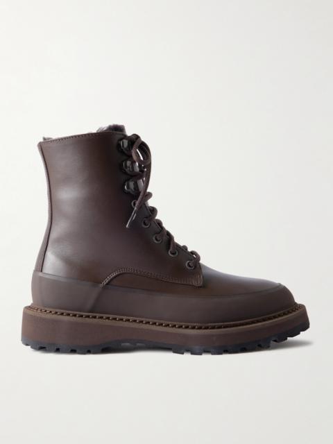 Dolomite Shearling-lined Leather Ankle Boots