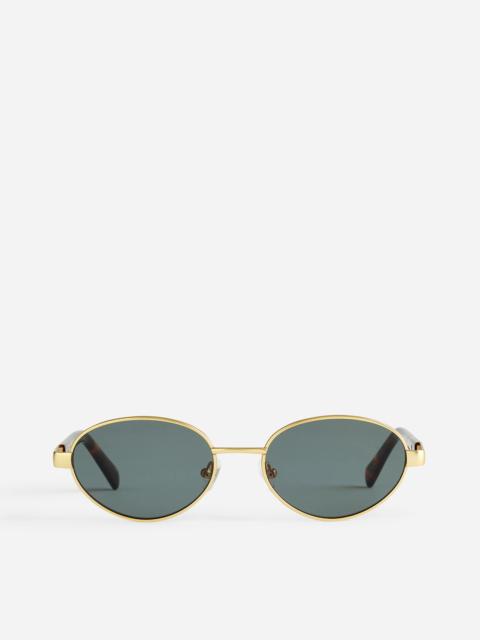 Wire Frame Oval Sunglasses