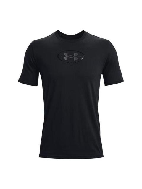 Under Armour Repeat Graphics T-shirt 'Black' 1371264-001