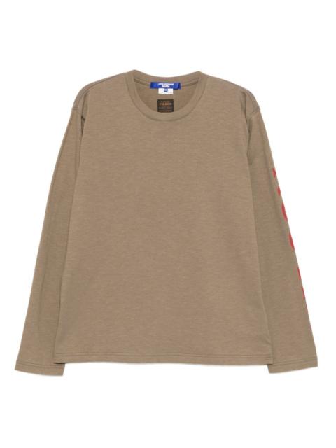 printed-sleeve T-shirt