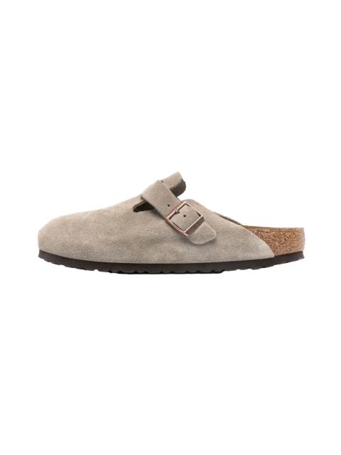 Boston Soft Footbed "Suede Taupe (Narrow Fit)" 0560773