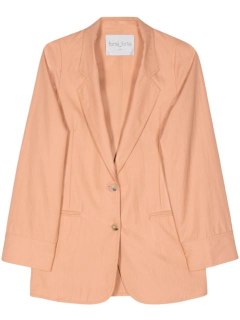 italian-vents twill blazer