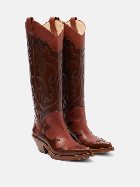 Capitana leather cowboy boots
