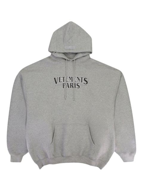 Paris logo-print hoodie