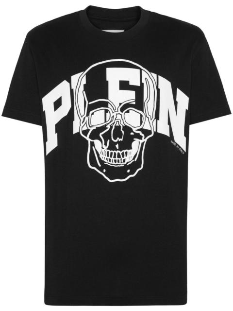 Skull-print cotton T-shirt