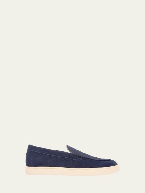 Men's Hybrid Venetian Suede Slip-Ons