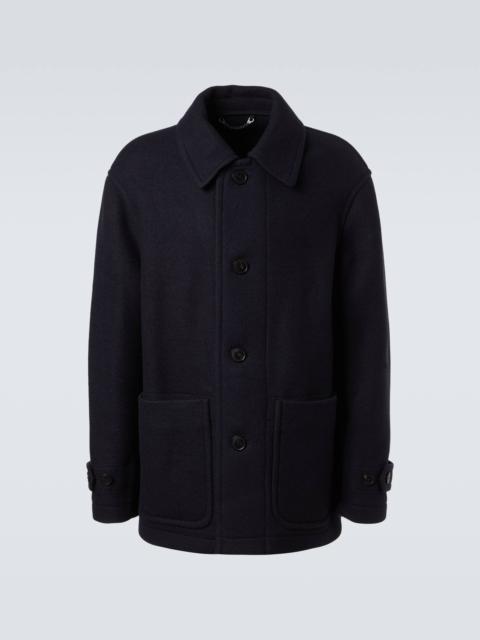 Wool and cotton coat