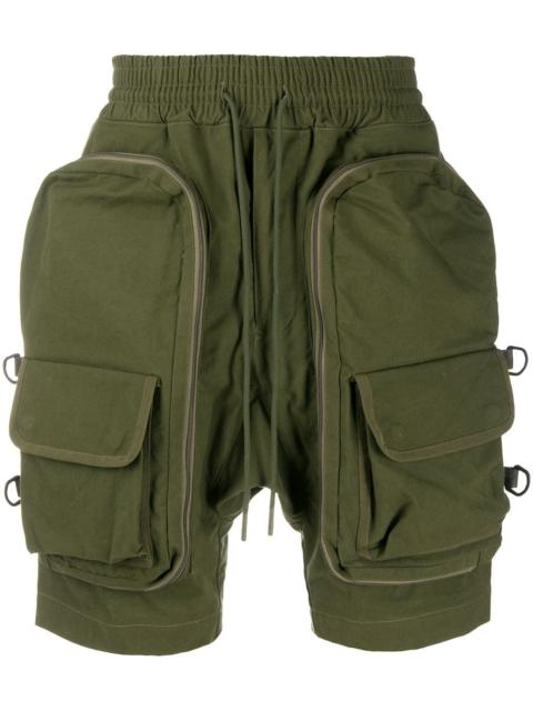 drawstring cargo shorts