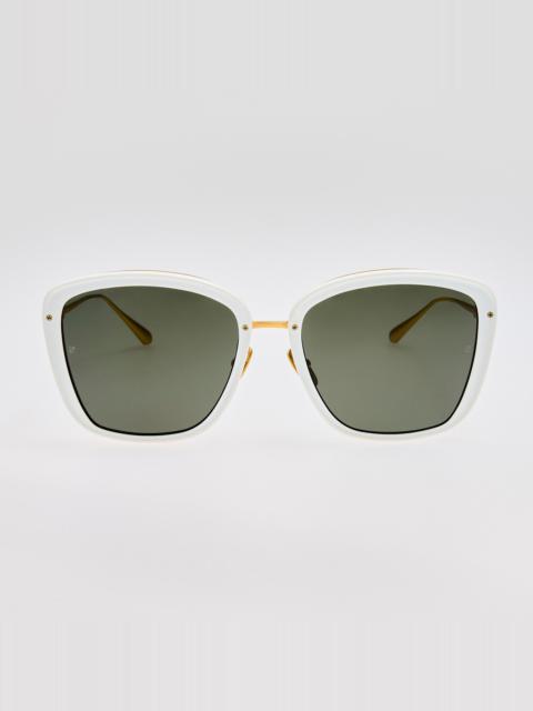 Anais Sunglasses in White