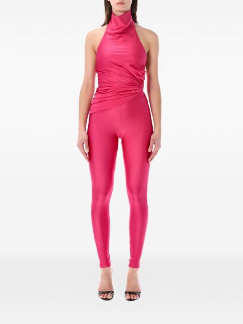 Tatiana halter draped jumpsuit