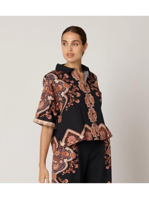 JENI BLOUSE | DARK LAGOS
