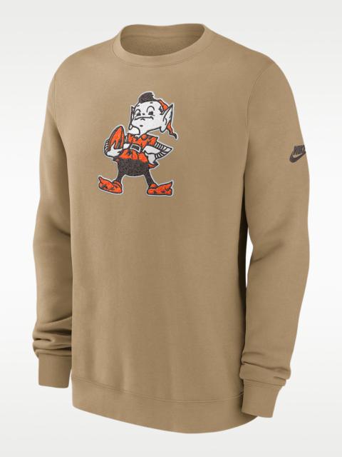 Cleveland Browns Swing Pass Rewind Club Men's Nike NFL Pullover Crew