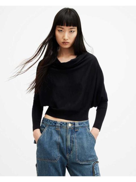 RIDLEY CROPPED MERINO WOOL SWEATER