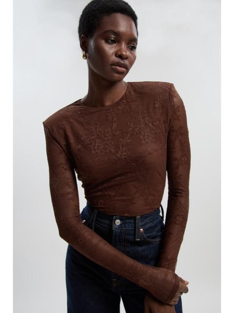 Lace Long Sleeve Bodysuit