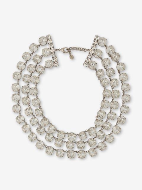 NECKLACE WITH ROUND JEWEL STONES