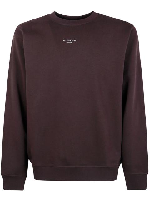 "Le Sweatshirt Slogan Classique" Round Neck Sweatshi