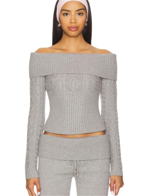 Jazz Cable Knit Sweater