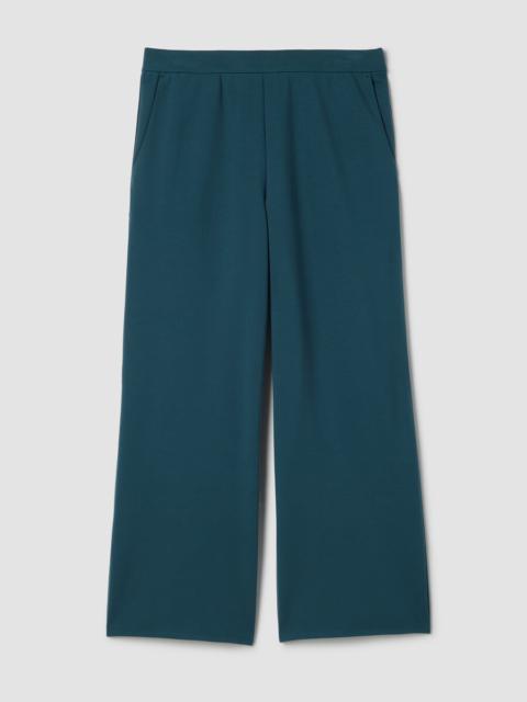 Washable Flex Ponte Wide-Leg Pant