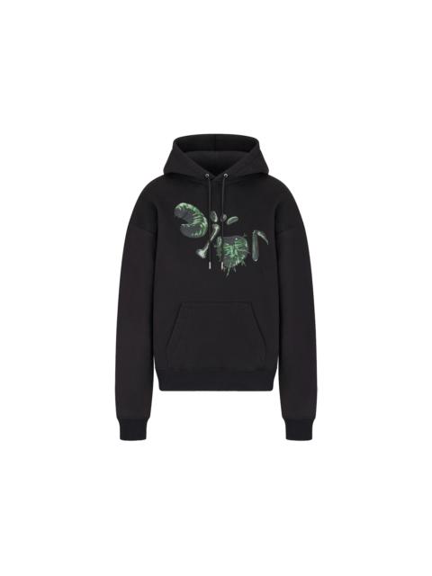 Dior x CACTUS JACK Oversized Hooded Sweatshirt Black