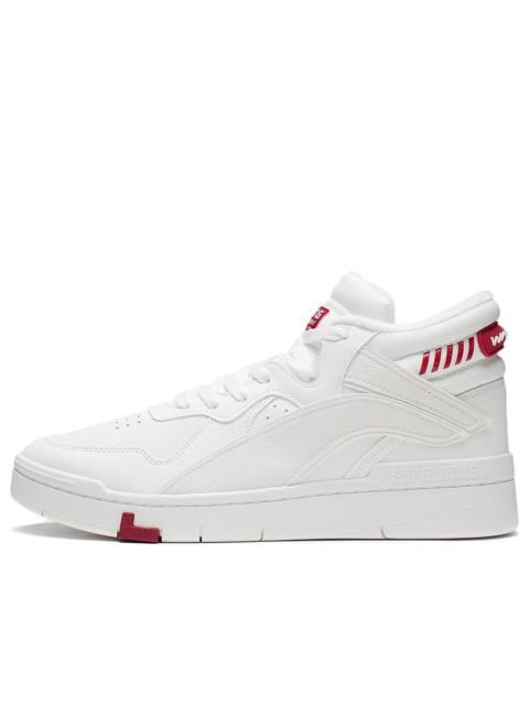 Li-Ning Superwave Mid 'White Red' AGCS323-1