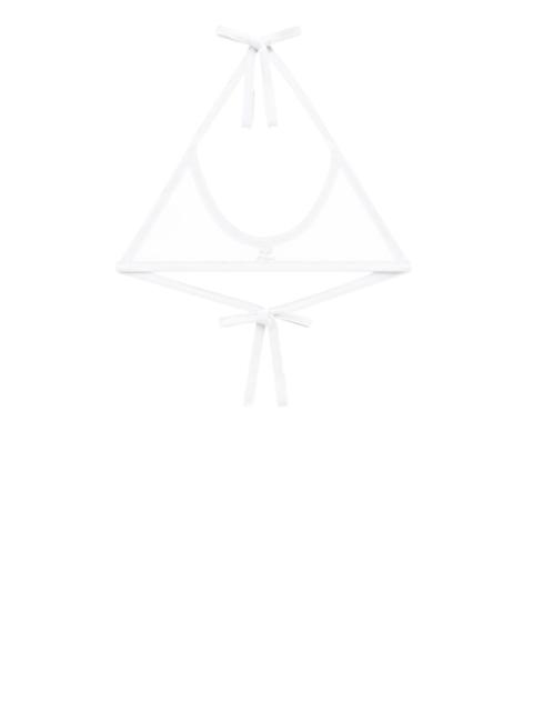 contrasting-trim bralette