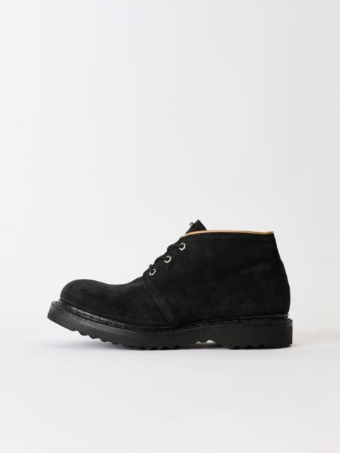 Chukka Boot Dim Black Velour Suede