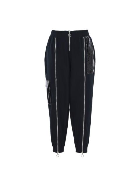 (WMNS) Nike Sportswear Icon Clash Sports Zipper Woven Casual Long Pants/Trousers Black CU6926-010