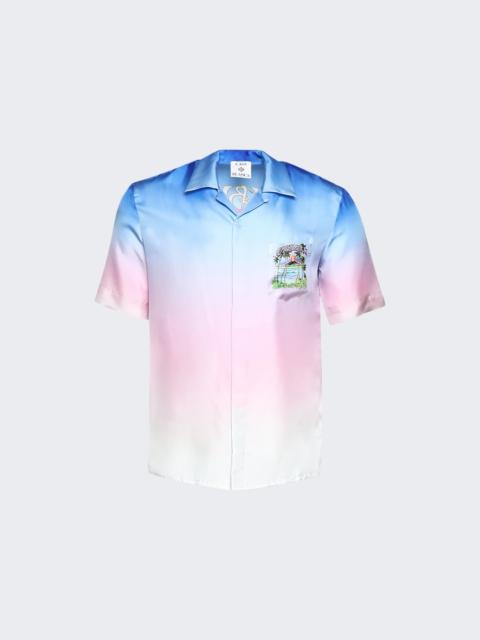 Volcano Gradient Short Sleeve Shirt Multicolor