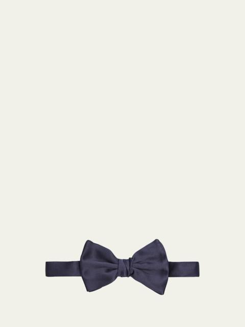 Men's Solid Silk Bow Tie