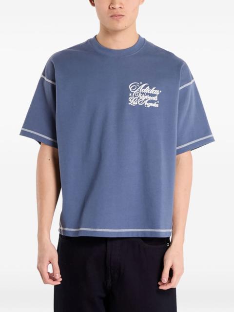 short-sleeve stitch T-shirt