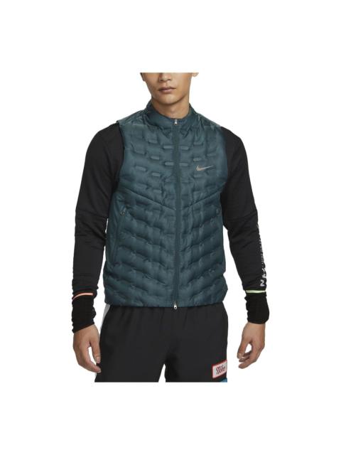 Nike Therma-FIT ADV Repel Down Running Vest Asia Sizing 'Dark Green' FB7543-328