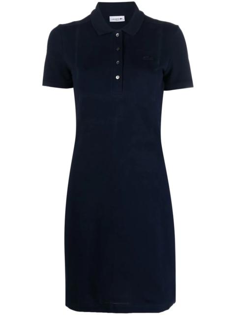 polo-collar short sleeve dress