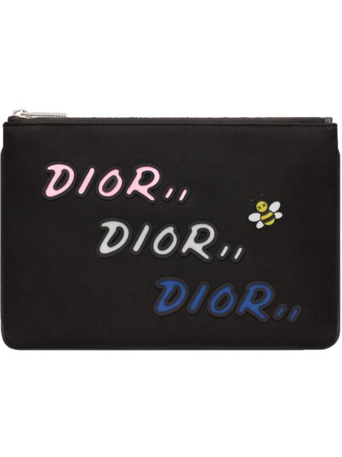 Dior x Kaws Pouch Nylon Black