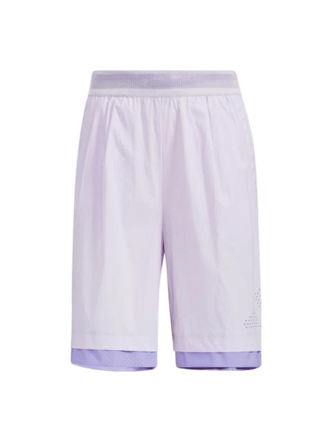 (WMNS) adidas UST EXC Shorts 'Purple' HE9956