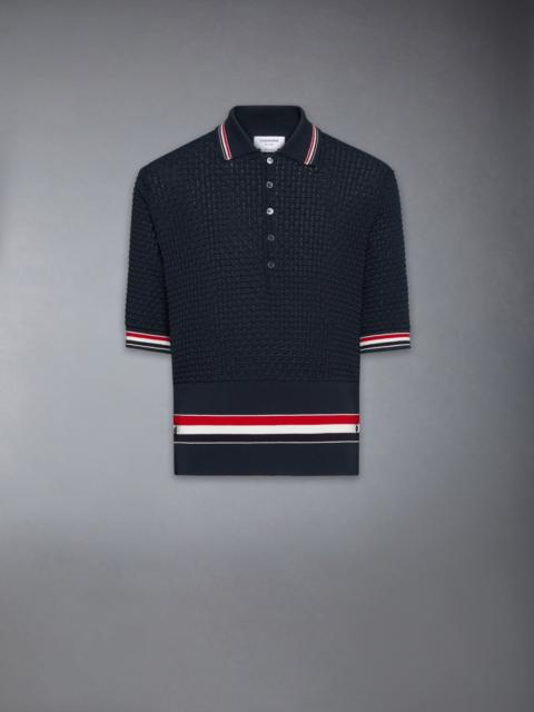 FLOAT RIPPLE STITCH RWB STRIPE POLO
