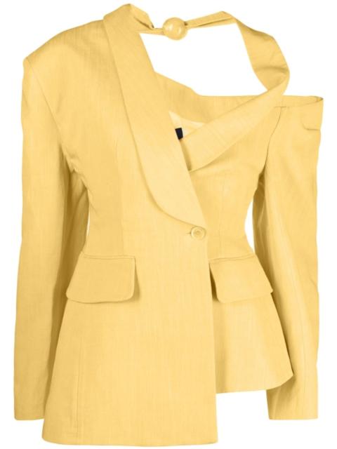 Baska asymmetric blazer
