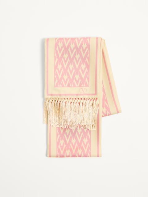 TOUTE LA V SILK BANDEAU SCARF