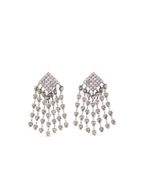crystal-embellished earrings
