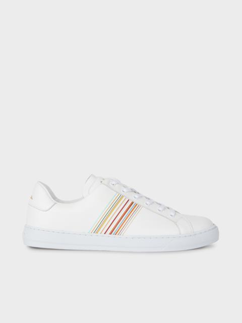 White Leather 'Hansen' Trainers