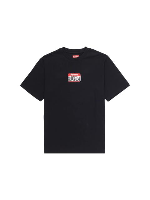 Supreme Gonz Nametag S/S Tee Black