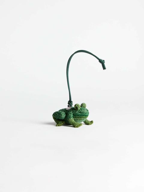 HAND-CROCHETED FROG CHARM