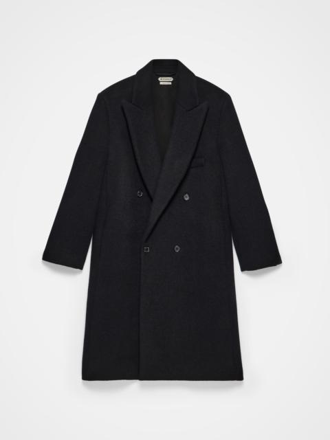 DOUBLE BREASTED FORMAL COAT IN BLACK