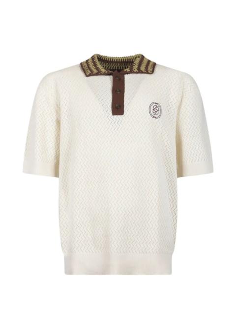 "Ajouré D Miroir" Polo Shirt