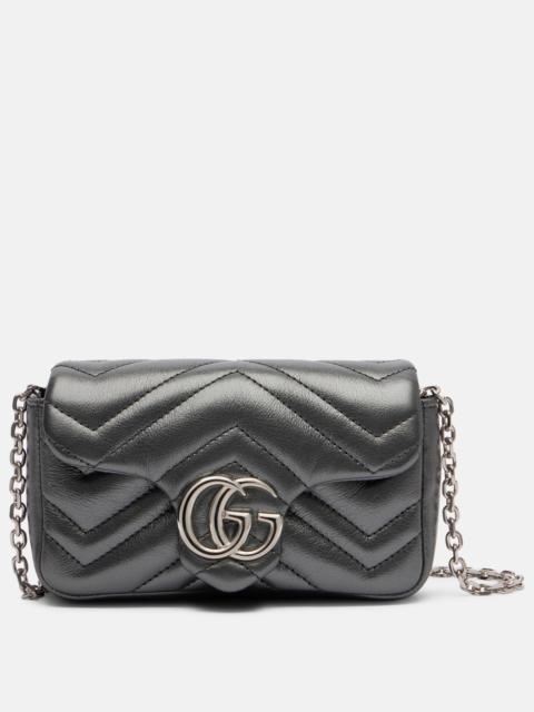 GG Marmont Mini leather shoulder bag